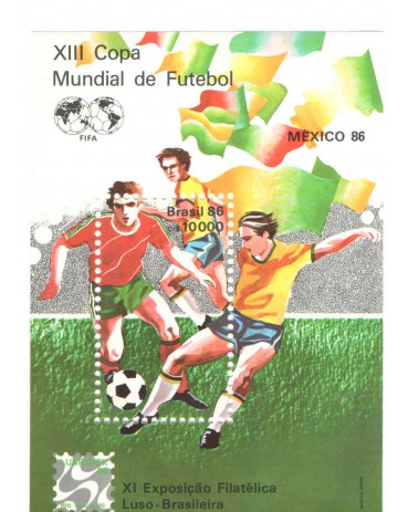 B71  Campeonato Mundial de Futebol, México , Mint 7434
